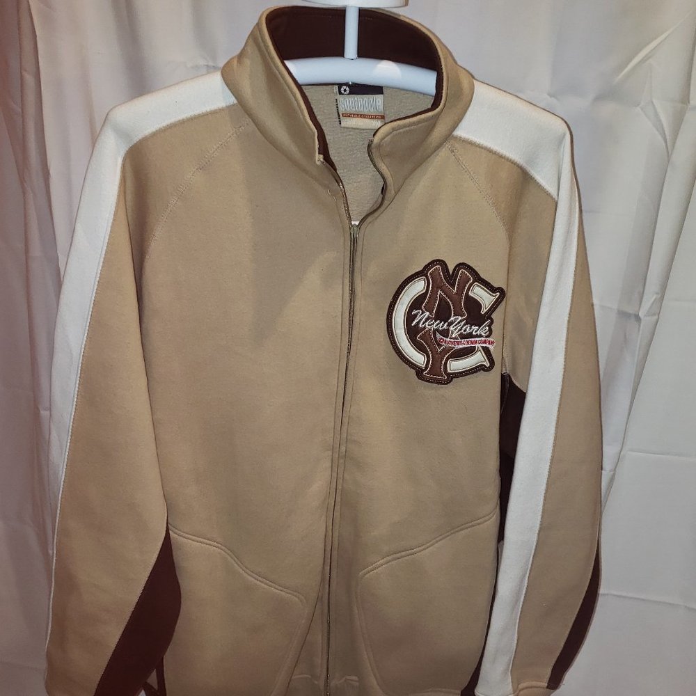 South Pole NEW YORK Hoodie Mens Size XXL Heavy Weight Full Zip Up Zip Pull Broke